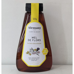 Miel de flores  con dosificador 500g