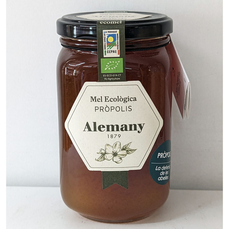 Mel amb pròlopis ecològica 500g