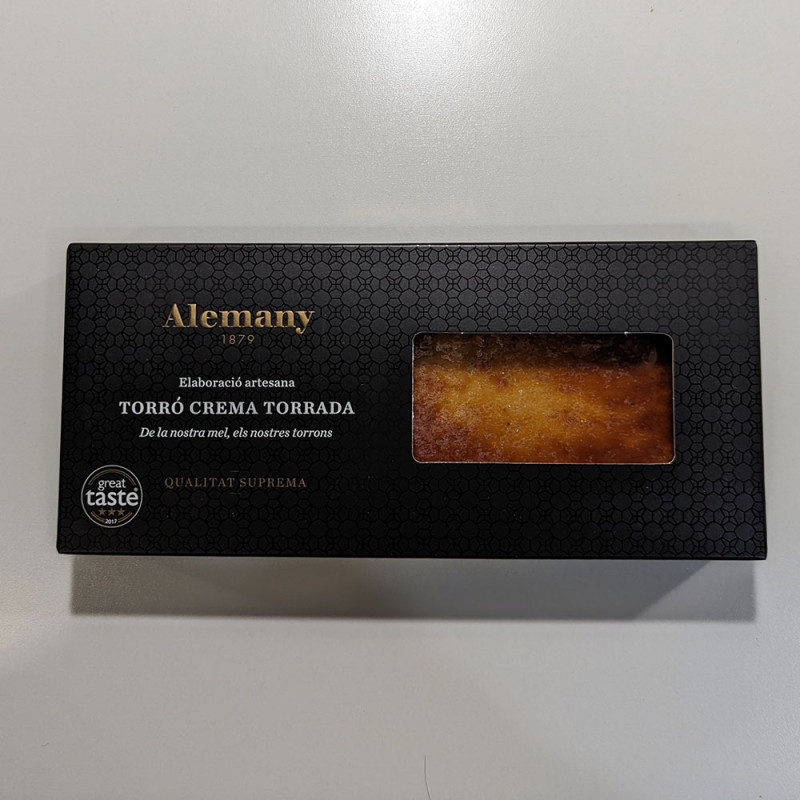 Turrón de crema quemada, 250g