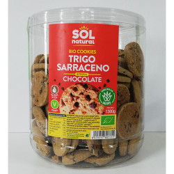 Bio Cookies de trigo sarraceno integral  con chocolate| Granel | 100g