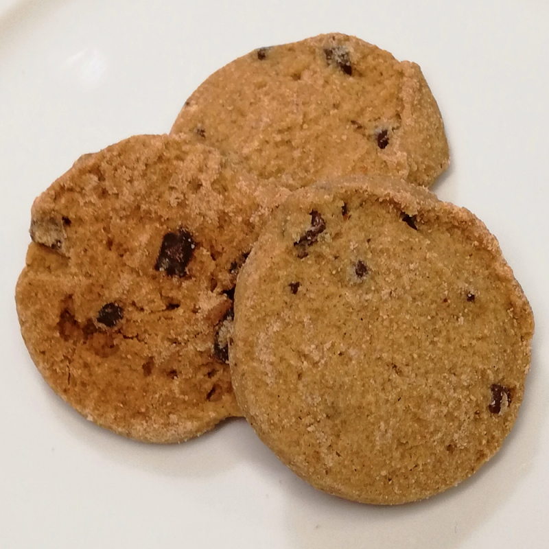 Bio Cookies de blat sarraí integral amb xocolata| Granel | 100g