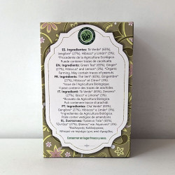Tè Verd Gingebre LLimona ("Té Verde Jengibre Limón") Bio "Artemis",  30g