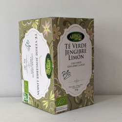 Tè Verd Gingebre LLimona ("Té Verde Jengibre Limón") Bio "Artemis",  30g